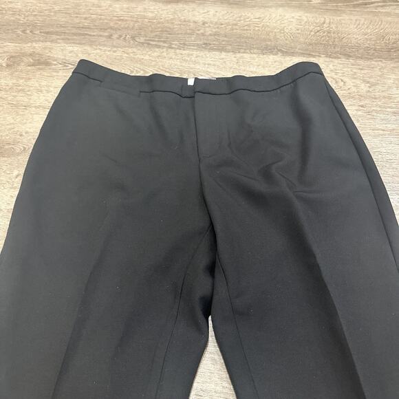Reset R Label Pants Womens Size Medium Black Tapered Leg Trouser Career Business - Picture 2 of 9